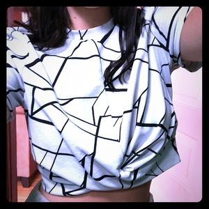 🤍Geometric Crop Top🤍